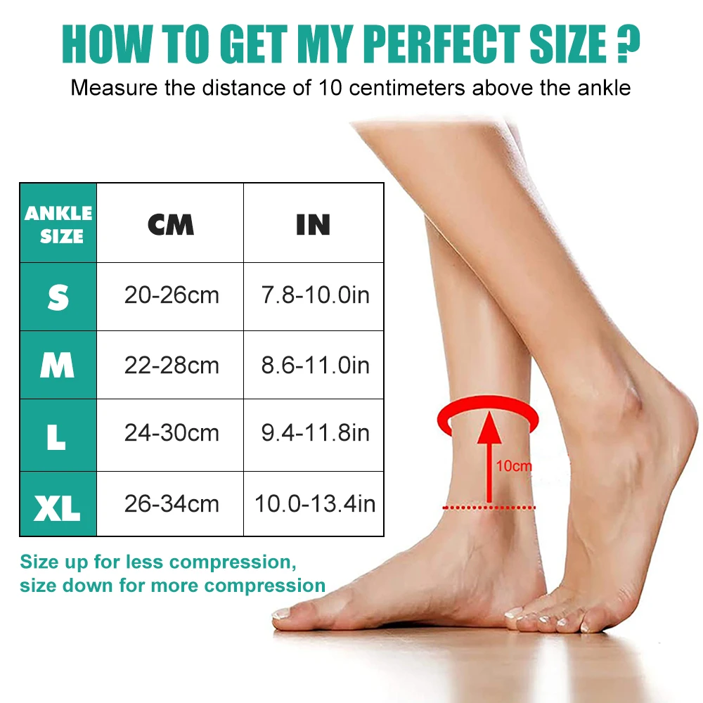 1Pair Open Toe Compression Soc - Ankle Brace Sock recension och pris