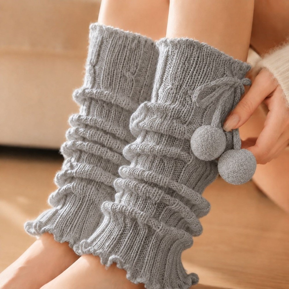 Knitted Knit Leg Warmers Cable - Boot Sock Slouchy recension och pris