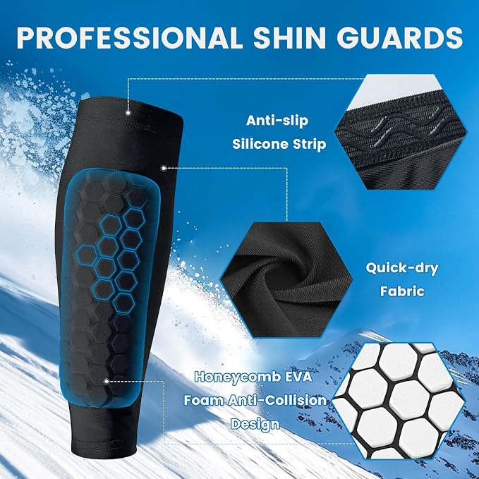 1 Pair of Soccer Shin Guards S - Compression Sleeve Calf recension och pris