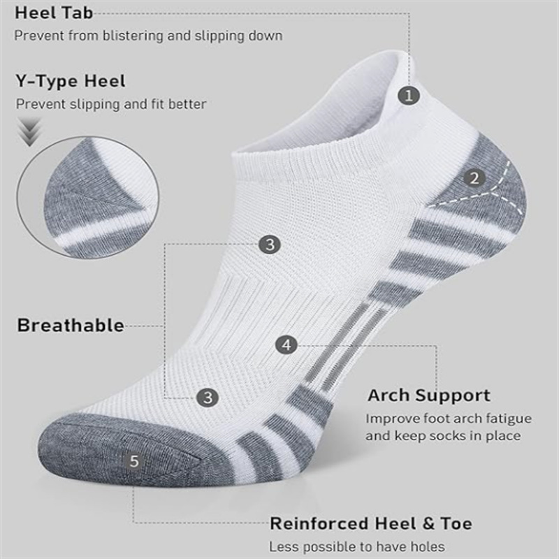 6/24 Pairs Cushioned Breathabl - Ankle Sock Low Cut recension och pris