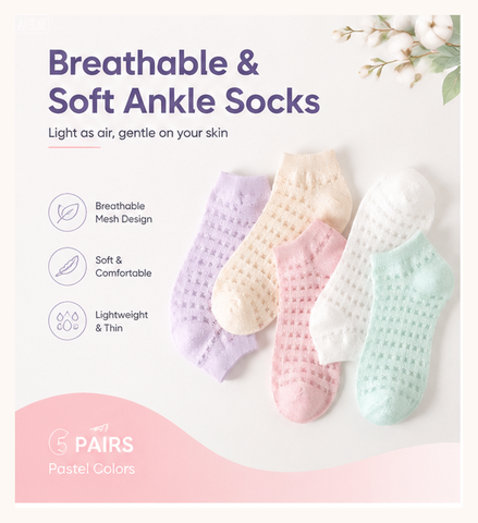 Women's Breathable Ankle Socks - Invisibility Sock Loafer recension och pris