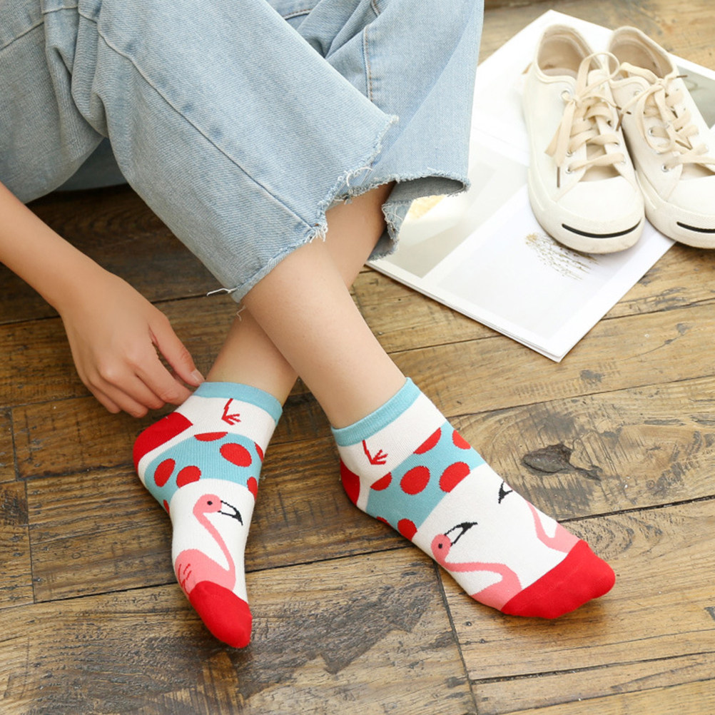 5Pcs Women Cotton Short Socks  - Invisibility Sock Loafer recension och pris