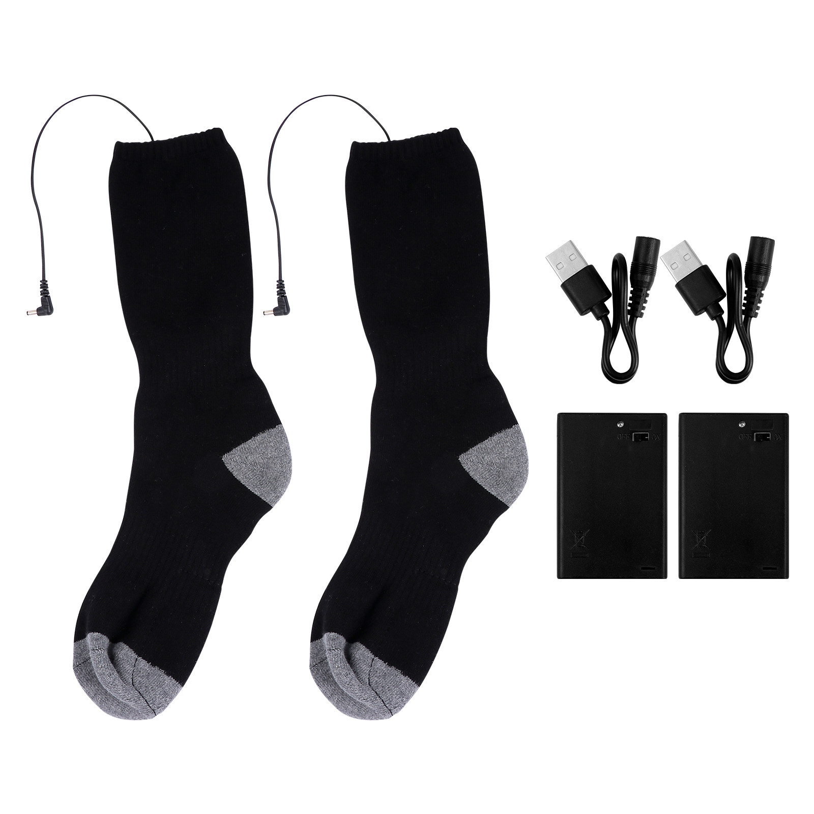 1Set Heated Socks USB Electric - Thermal Sock Winter recension och pris