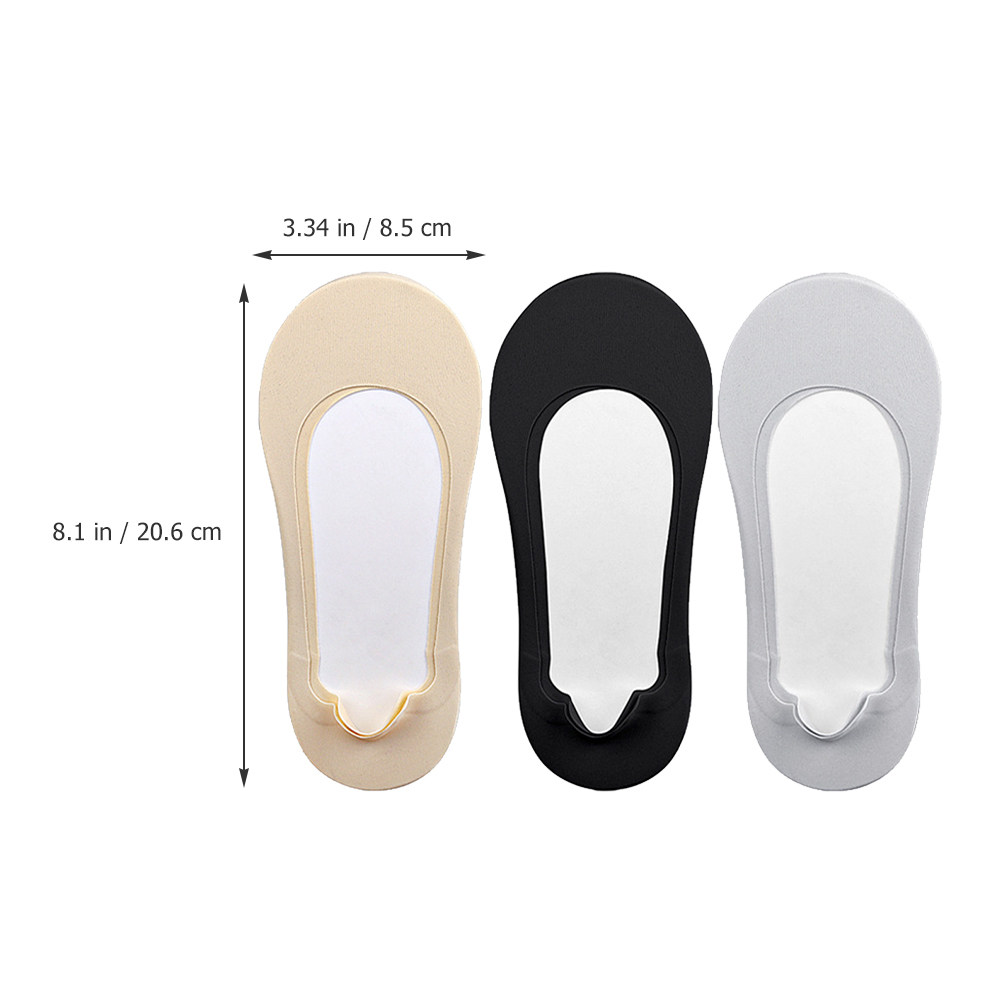 3Pairs Low Cut Invisible Socks - Invisibility Sock Loafer recension och pris