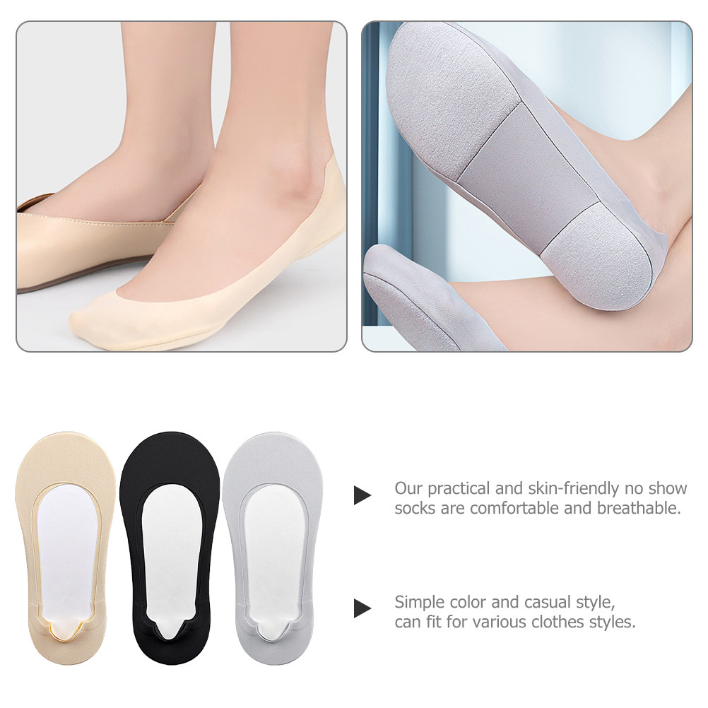 3Pairs Low Cut Invisible Socks - Invisibility Sock Loafer recension och pris