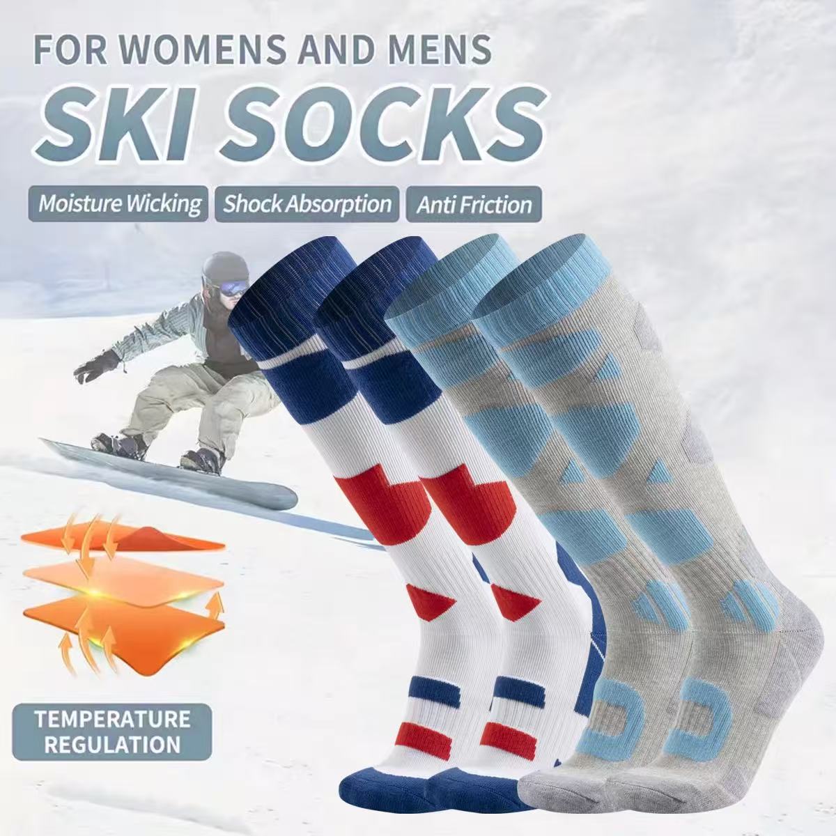Thermal Winter Ski Socks Thick - Thermal Sock Winter recension och pris