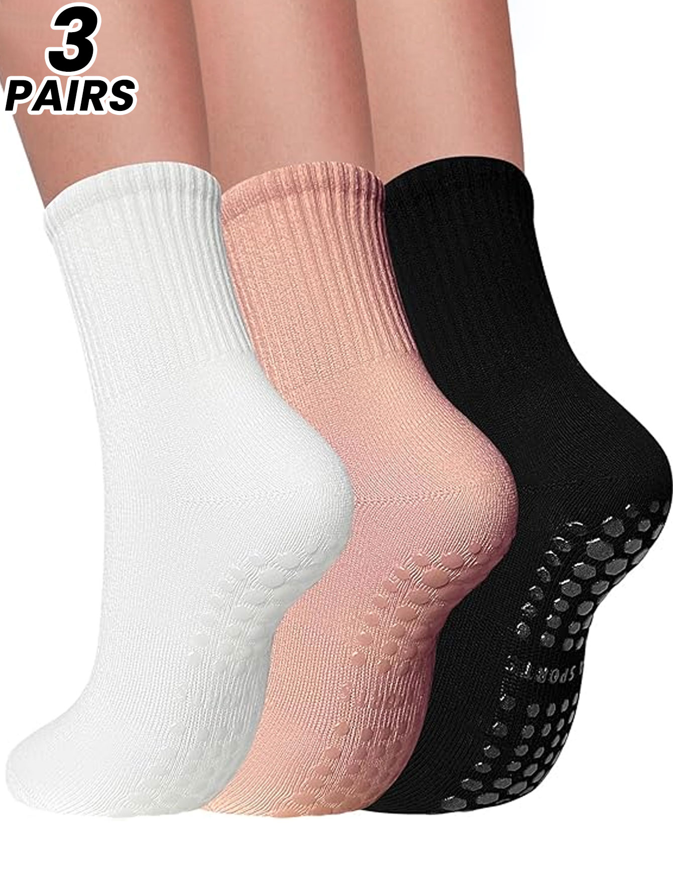 3 pairs of professional yoga s - No Show Sock Women recension och pris