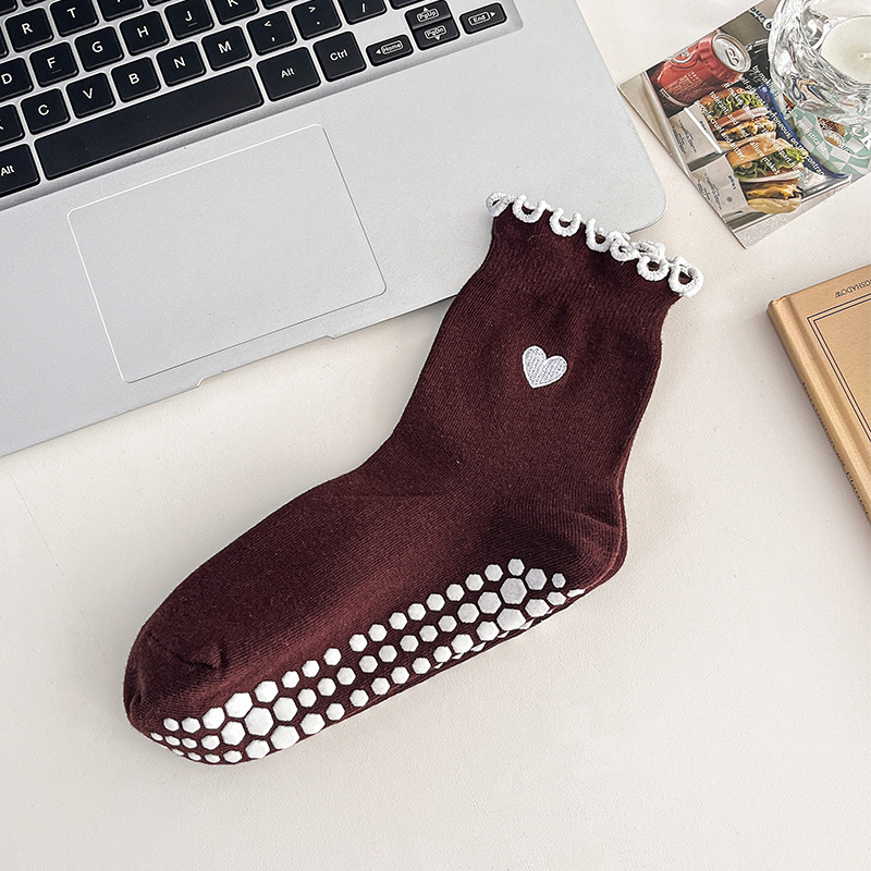 3 Pairs Women Heart Pattern Fr - No Show Sock Women recension och pris