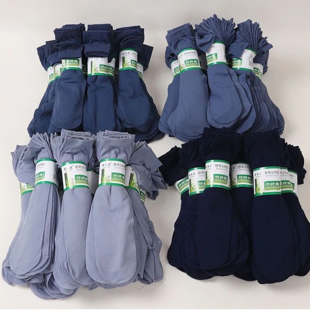 10pairs Casual Breathable Men  - Silk Sock Bamboo recension och pris